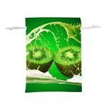 Kiwi Fruit Vitamins Healthy Cut Lightweight Drawstring Pouch (M) Back