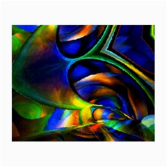Light Texture Abstract Background Small Glasses Cloth
