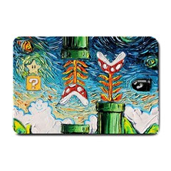 Cartoon Game Games Starry Night Doctor Who Van Gogh Parody Small Doormat