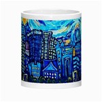 Starry Night Van Gogh Painting Art City Scape Morph Mug Center