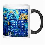 Starry Night Van Gogh Painting Art City Scape Morph Mug Right