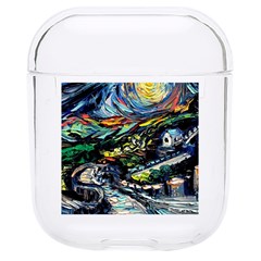 The Great Wall Nature Painting Starry Night Van Gogh Hard Pc Airpods 1/2 Case