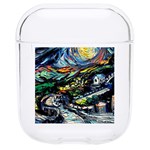 The Great Wall Nature Painting Starry Night Van Gogh Hard PC AirPods 1/2 Case Front