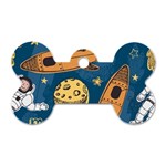 Missile Pattern Dog Tag Bone (One Side) Front