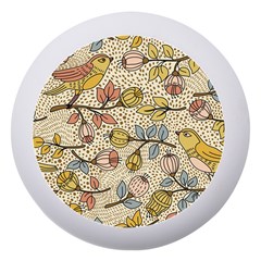 Seamless Pattern With Flower Bird Dento Box With Mirror