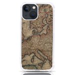 Old Vintage Classic Map Of Europe iPhone 13 mini TPU UV Print Case Front