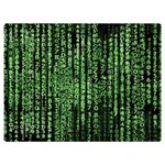 Matrix Technology Tech Data Digital Network Two Sides Premium Plush Fleece Blanket (Extra Small) 40 x30  Blanket Back