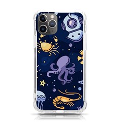 Marine Seamless Pattern Thin Line Memphis Style Iphone 11 Pro 5 8 Inch Tpu Uv Print Case