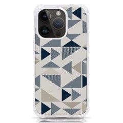 Geometric Triangle Modern Mosaic Iphone 14 Pro Tpu Uv Print Case
