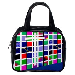 Color Graffiti Pattern Geometric Classic Handbag (one Side) by Hannah976