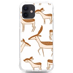 Seamless Deer Pattern Design Iphone 12/12 Pro Tpu Uv Print Case