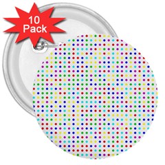 Dots Color Rows Columns Background 3  Buttons (10 Pack) 