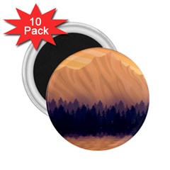 Landscape Nature Mountains Sky 2 25  Magnets (10 Pack) 