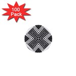 Pattern Tile Repeating Geometric 1  Mini Buttons (100 pack)  Front