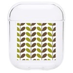 Leaf Plant Pattern Seamless Hard PC AirPods 1/2 Case Front