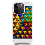 Cube Diced Tile Background Image iPhone 14 Pro TPU UV Print Case Front