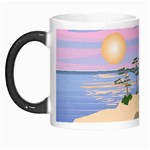 Vacation Island Sunset Sunrise Morph Mug Left
