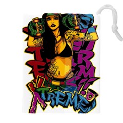 Xtreme Skateboard Graffiti Drawstring Pouch (5xl)