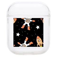 Astronaut Space Rockets Spaceman Soft Tpu Airpods 1/2 Case by Ravend