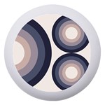 Circle Tile Design Pattern Dento Box with Mirror Front
