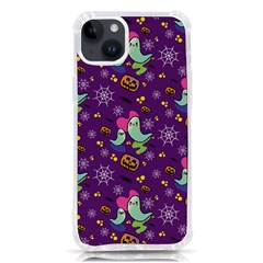 Pumpkins Ghosts Skeleton Pattern Iphone 14 Plus Tpu Uv Print Case