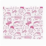 Cute Girly Seamless Pattern Small Glasses Cloth Front