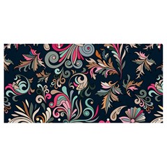 Coorful Flowers Pattern Floral Patterns Banner And Sign 8  X 4 