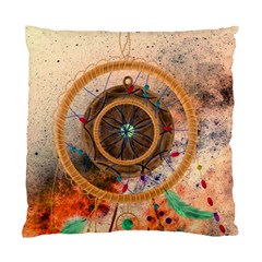 Dreamcatcher, Abstract, Colorful, Colors, Dream, Golden, Vintage Standard Cushion Case (one Side)