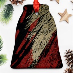 Fabric, Texture, Colorful, Spots Bell Ornament (two Sides)