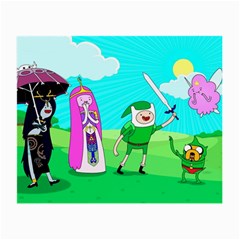 Adventure Time The Legend Of Zelda Parody Small Glasses Cloth