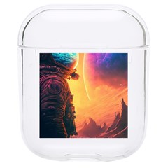 Illustration Trippy Psychedelic Astronaut Landscape Planet Mountains Hard Pc Airpods 1/2 Case
