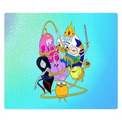 Adventure Time Cartoon Premium Plush Fleece Blanket (small)
