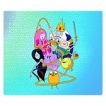 Adventure Time Cartoon Premium Plush Fleece Blanket (Small) 50 x40  Blanket Front