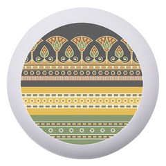 Seamless Pattern Egyptian Ornament With Lotus Flower Dento Box With Mirror
