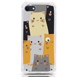 Seamless Pattern Cute Cat Cartoons iPhone SE Front