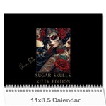 Sugar Skull Kitty Edition Wall Calendar 11 x 8.5 (12-Months) Cover