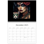 Sugar Skull Kitty Edition Wall Calendar 11 x 8.5 (12-Months) Dec 2025