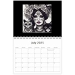 Sugar Skull Kitty Edition Wall Calendar 11 x 8.5 (12-Months) Jul 2025