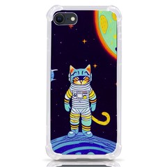 Cat Astronaut Space Retro Universe Iphone Se