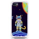 Cat Astronaut Space Retro Universe iPhone SE Front