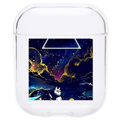 Trippy Kit Rick And Morty Galaxy Pink Floyd Hard Pc Airpods 1/2 Case by Bedest
