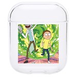 Rick And Morty Adventure Time Cartoon Hard PC AirPods 1/2 Case Front