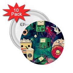 Adventure Time America Halloween 2 25  Buttons (10 Pack) 