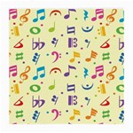 Seamless Pattern Musical Note Doodle Symbol Medium Glasses Cloth Front