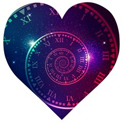 Time Machine Wooden Puzzle Heart by Hannah976