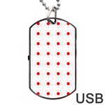 Blossom Dog Tag USB Flash (Two Sides) Front
