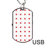 Blossom Dog Tag USB Flash (Two Sides) Back