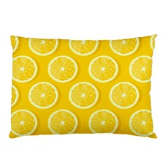 Lemon Fruits Slice Seamless Pattern Pillow Case