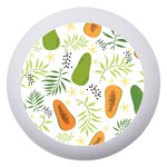 Seamless Tropical Pattern With Papaya Dento Box with Mirror Front