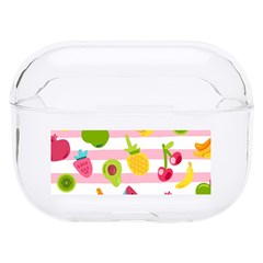 Tropical Fruits Berries Seamless Pattern Hard Pc Airpods Pro Case
